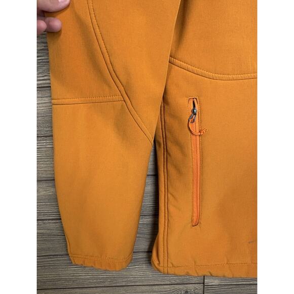 North Face Jacket Mens XL Orange Bionic Fleece Lined Softshell Summit Series - Picture 7 of 14